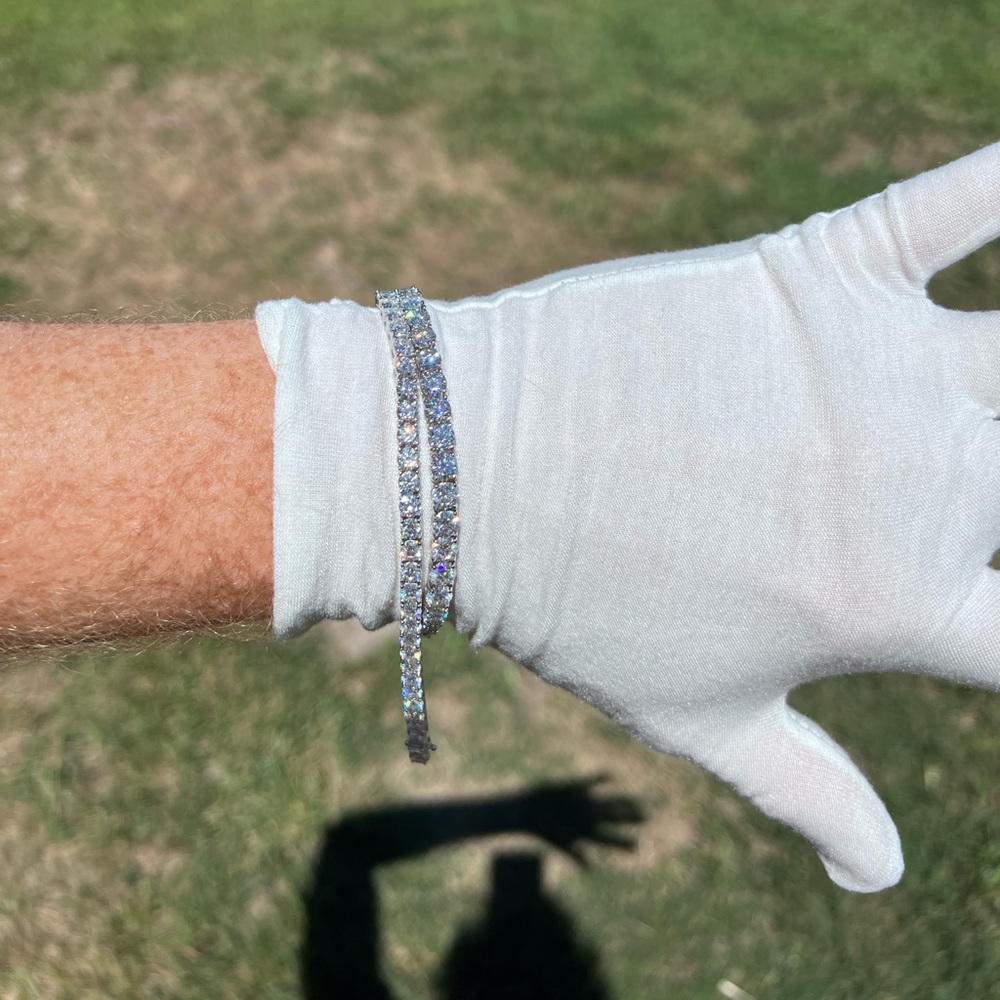 4mm Moissanite Tennis Bracelet